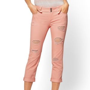 New York & Company Boyfriend Cropped Jeans